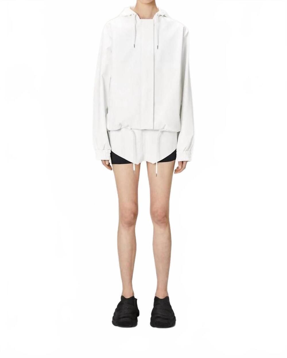 NEW RAINS string parka jacket in powder